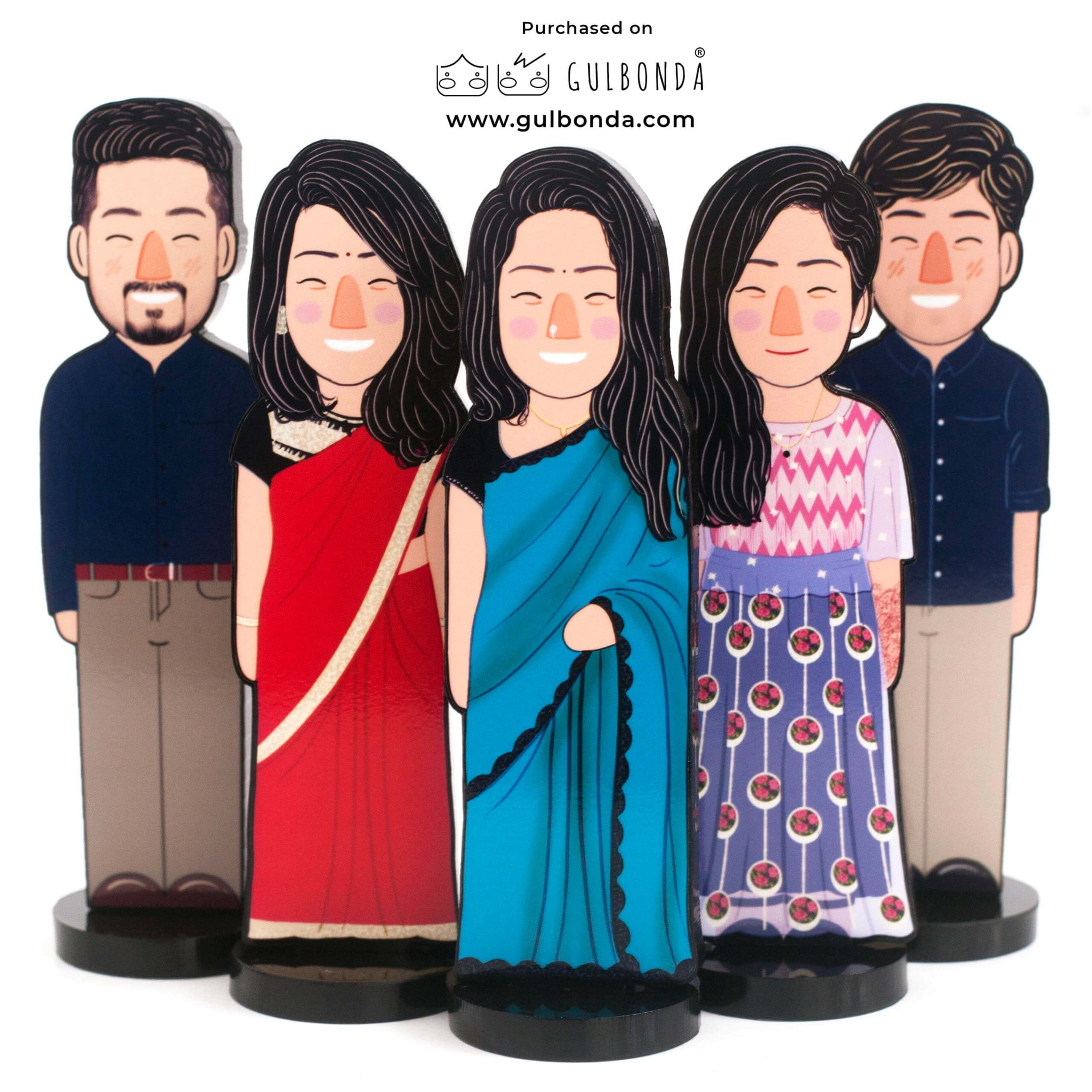 Family Miniature Gift Set of 5